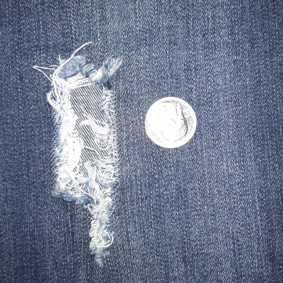 Kut from the Kloth * Sz 10 * Distressed Boyfriend * Blue Jeans * Stretchy Comfy - Picture 9 of 12